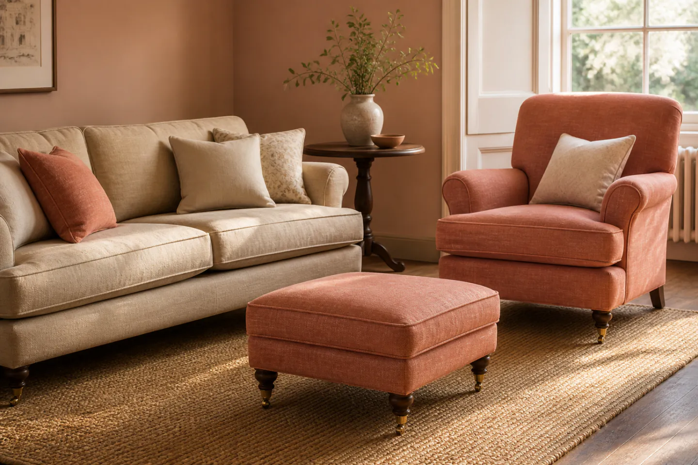Domestic upholstery from the Hayes workshop