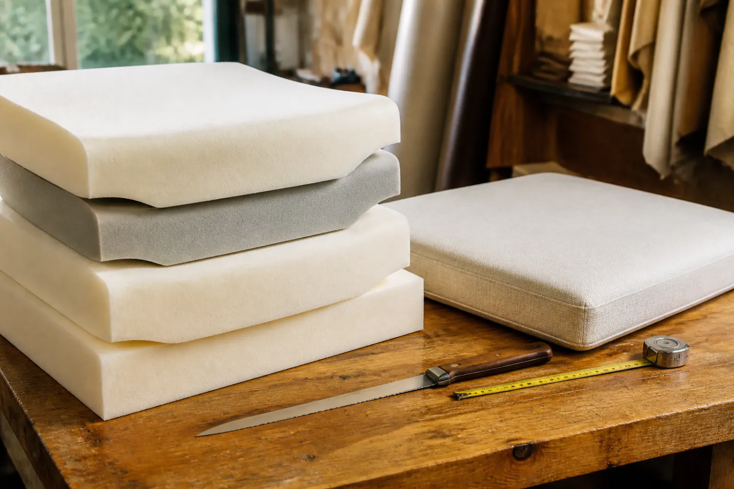 Seat cushions and foam