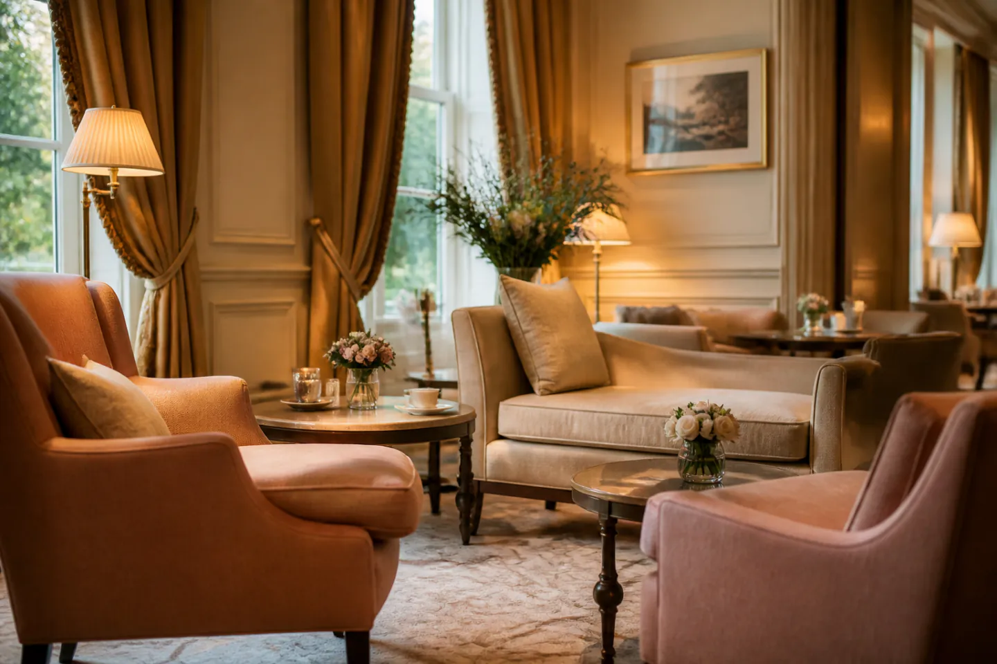 Hotel lounge seating
