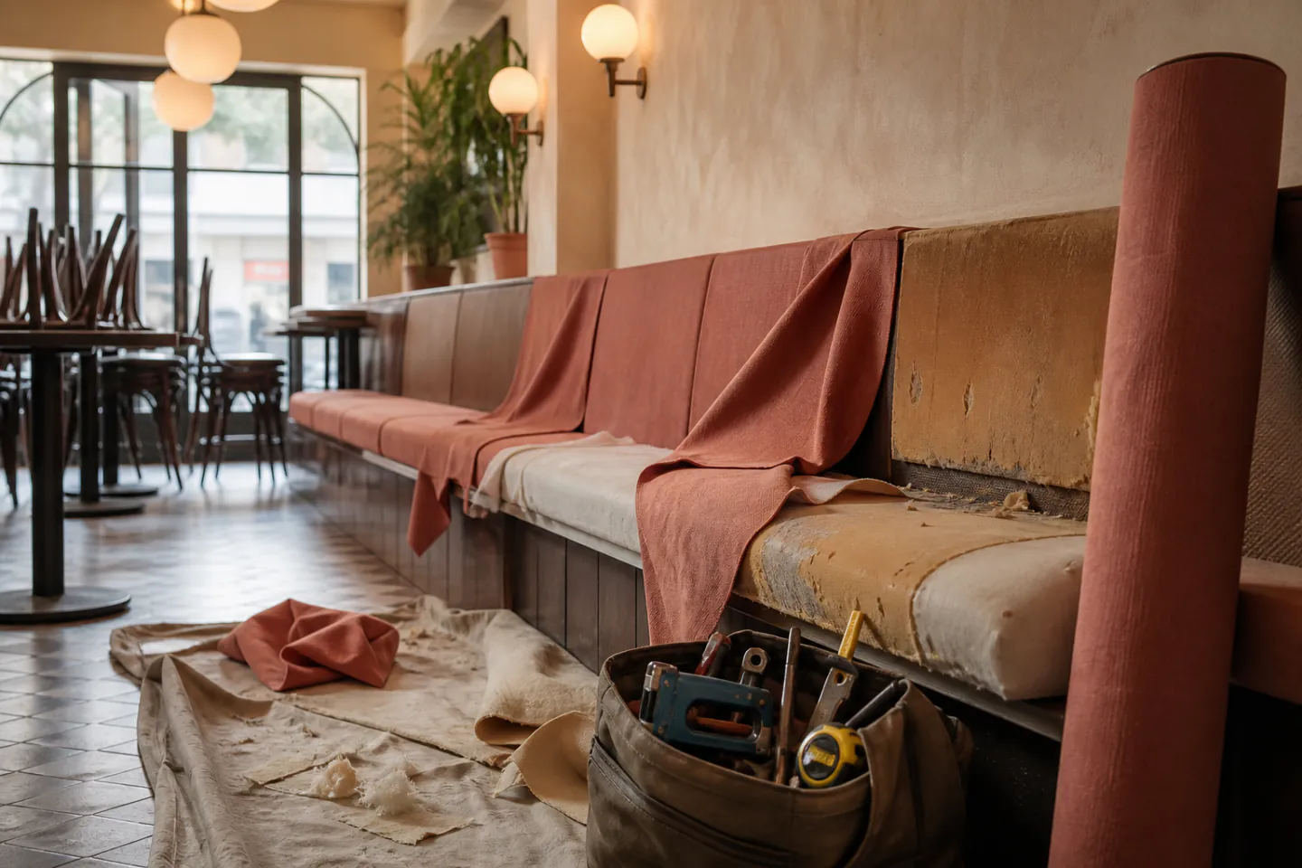 Workshop and on-site upholstery services